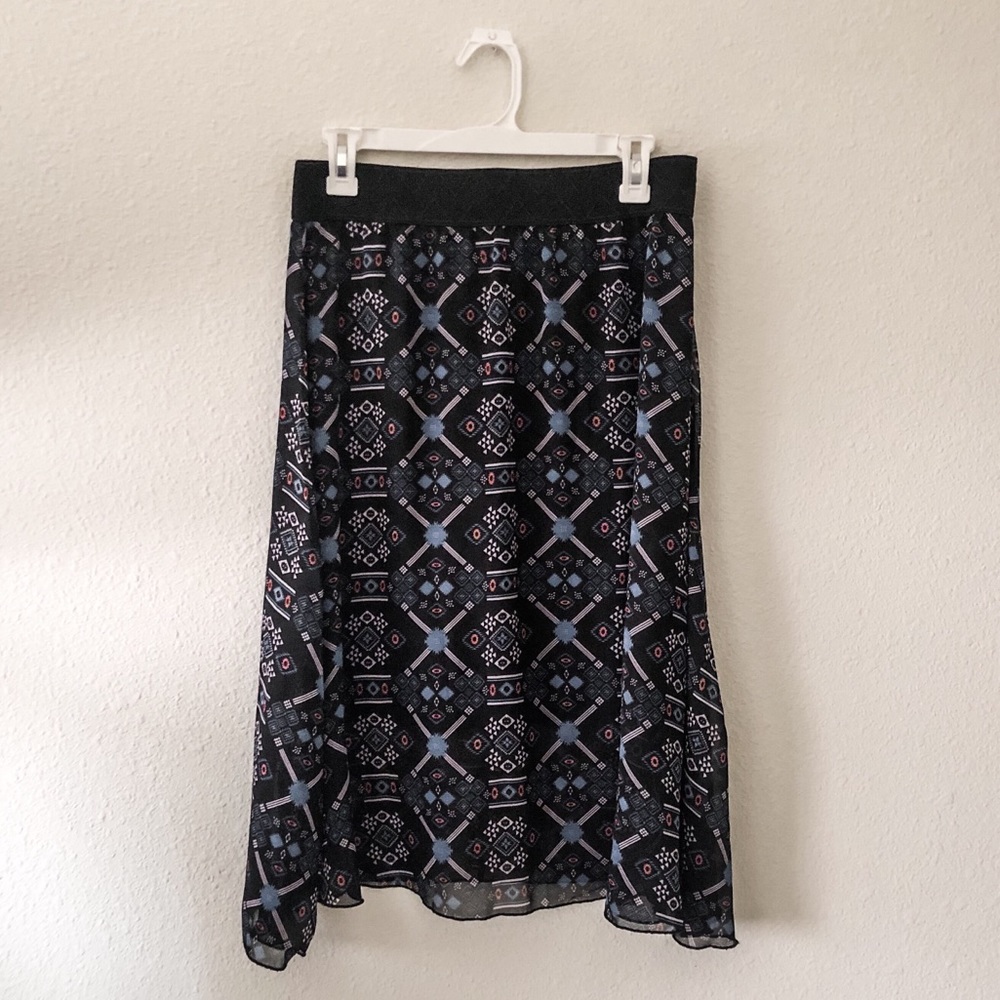 Lularoe Pattern Flowy Skirt